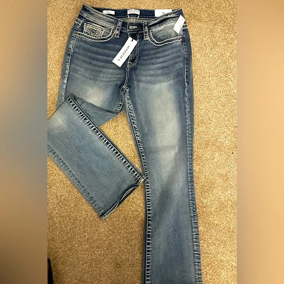 Vigoss Slim Boot Jeanss - Picture 1 of 2